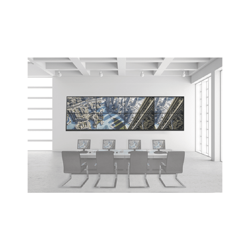 Kit Videowall 4x2 / Incluye 8 Pantallas de 55 / Decoder / Base de Pared