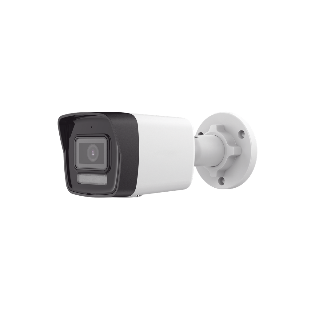 [SIN MARCA O LOGO][Dual Light] Bala IP 4 Megapixel / Lente 2.8 mm / 30 mts IR + 30 mts Luz Blanca / Micrófono Integrado / ACUSENSE Lite / Exterior IP67 / H.265 / PoE / Micro SD