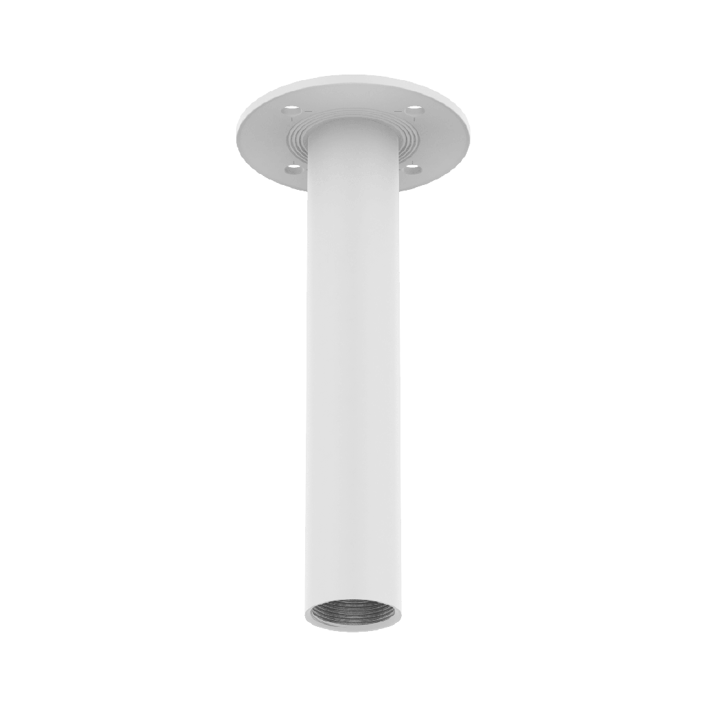 Soporte de Techo SBP-300CMI / Aluminio / Blanco / Peso 800g / Carga Máxima 10kg / Compatible con Modelos Hanwha Vision / Certificaciones EAC UL CE FCC