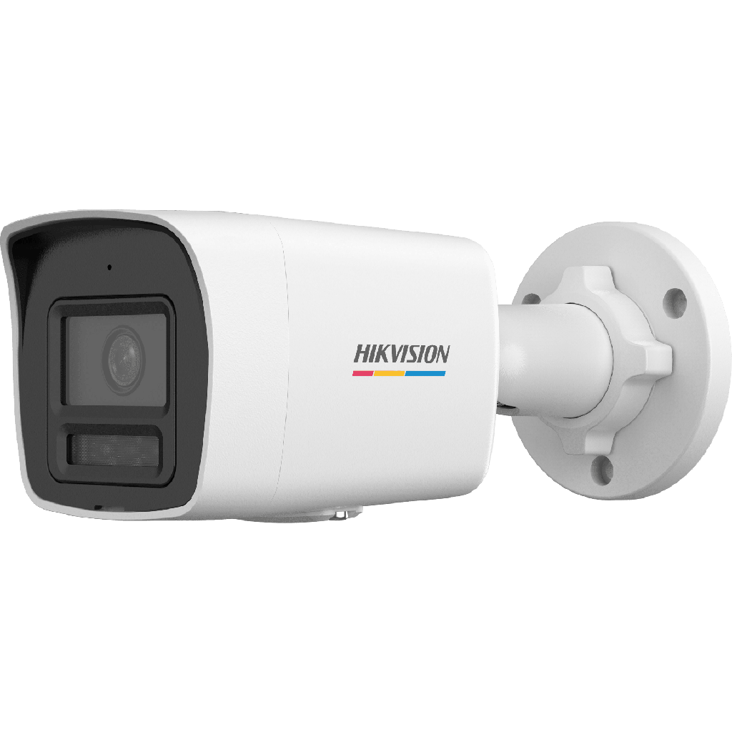 DS-2CD1027G3-LIUF [ColorVu 3.0 + MD 3.0] Bala IP 2 Megapixel / Lente 2.8 mm / 30 mts IR + 30 mts Luz Blanca / Micrófono Integrado / Detección de Movimiento 3.0 / Exterior IP67 / WDR 120 dB / PoE / Micro SD