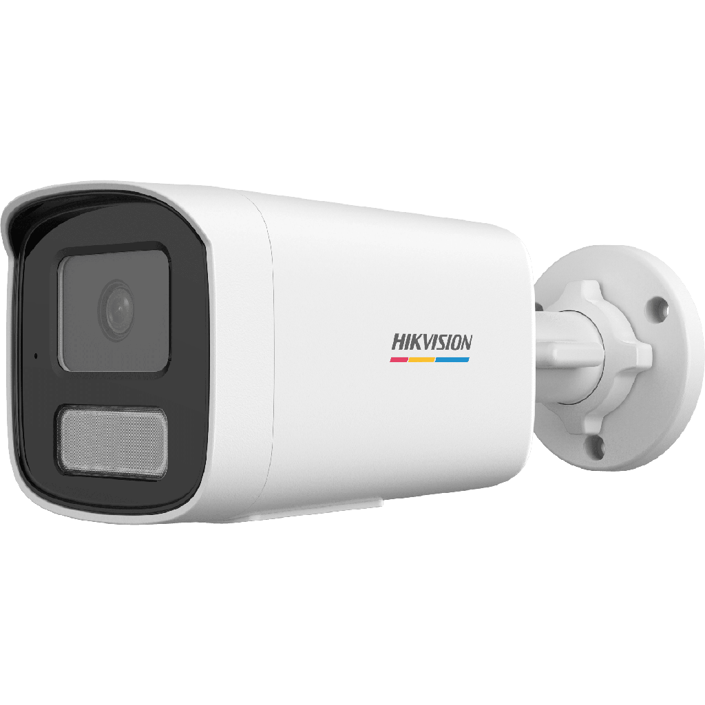 DS-2CD1T47G3-LIUF [ColorVu 3.0 + MD 3.0]Bala IP 4 Megapixel / Lente 4 mm / 50 mts IR + 50 mts Luz Blanca / Micrófono Integrado / Motion Detection 3.0 / Exterior IP67 / WDR 120 dB / PoE / Micro SD