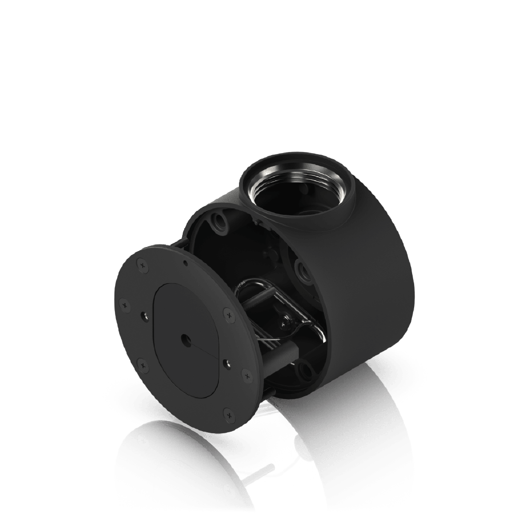 Camera Compact Junction Box ? Caja de Conexiones Antimanipulación para Cámaras Compactas Dome y Turret Color Negro