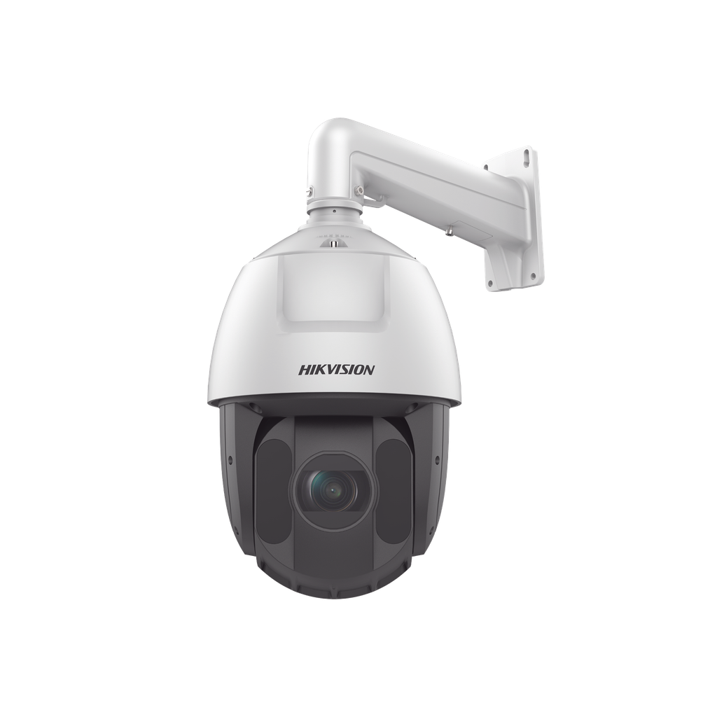 PTZ IP 4 Megapixel / 25X Zoom / 150 mts IR / DARKFIGHTER / ACUSENSE (Evita Falsas Alarmas) / Exterior IP66 / WDR 120 dB / PoE+ / Alarmas y Audio I/O / Micro SD / Metal / 24 VCA