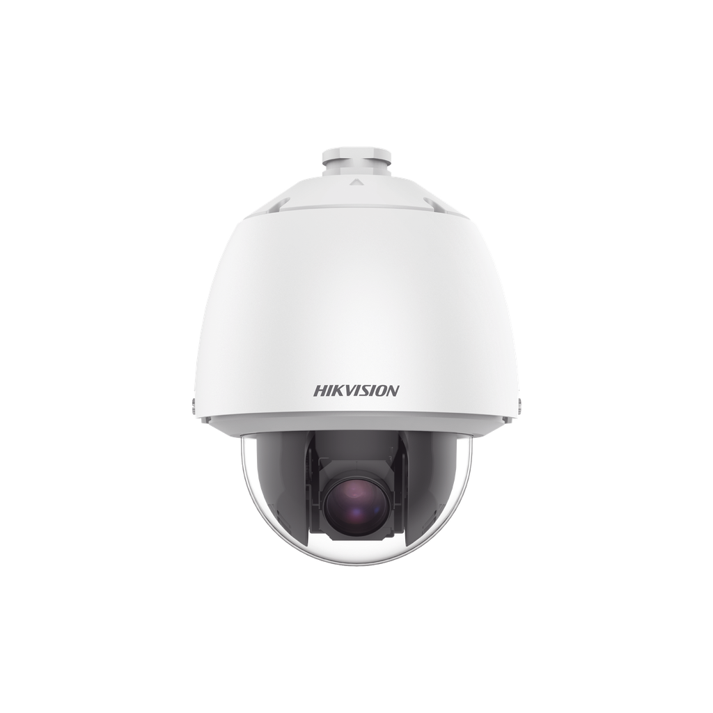 PTZ IP 4 Megapixel / 25X Zoom / 150 mts IR / DARKFIGHTER / ACUSENSE (Evita Falsas Alarmas) / Exterior IP66 / WDR 120 dB / PoE+ / Alarmas y Audio I/O / Micro SD / Metal / 24 VCA