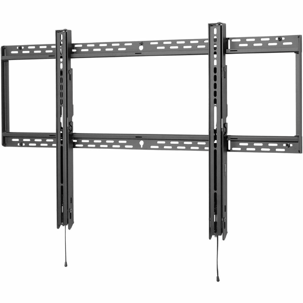 [SF680P] Montaje Universal Pantallas Planas 60-98 / Capacidad 350 lb (158 kg) / Perfil Ultra Delgado 1.73 / Auto-Bloqueo sin Herramientas / Placa Abierta para Cableado / Incluye Kit de Montaje