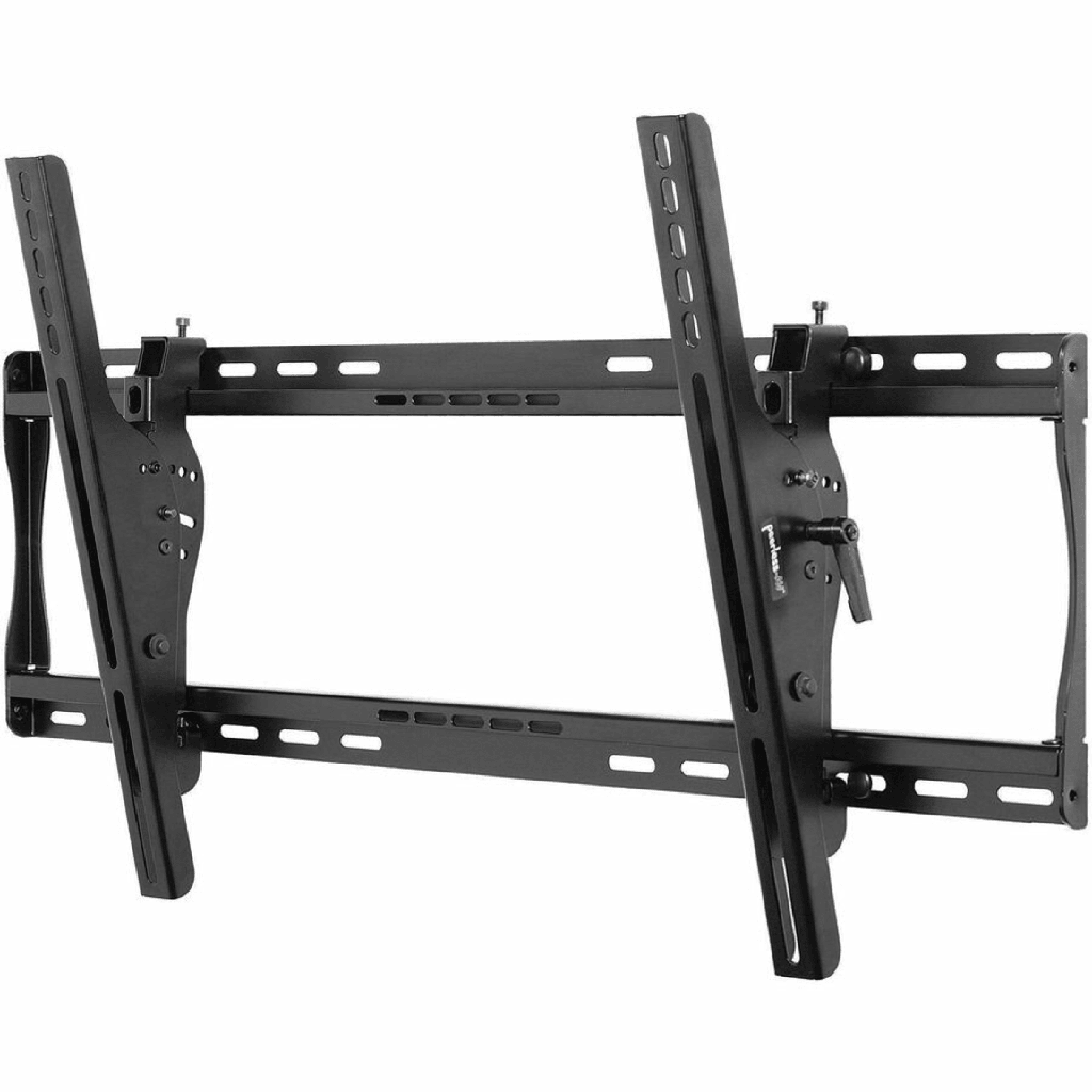 Montaje de pared Universal con inclinacion para Pantallas de 40 a 75 / Inclinación +15° a -5° / Capacidad Carga 79 kg / Sistema Hook-and-Hang Instalación Individual
