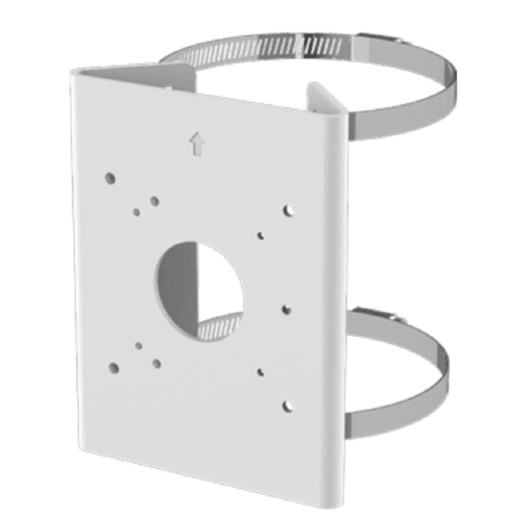 Soporte para Poste Serie 35 / Material Aluminio + Acero Inoxidable / Capacidad de Carga Máxima 4 kg / Compatible con Accesorios Honeywell / Para Cámaras de Seguridad Exteriores