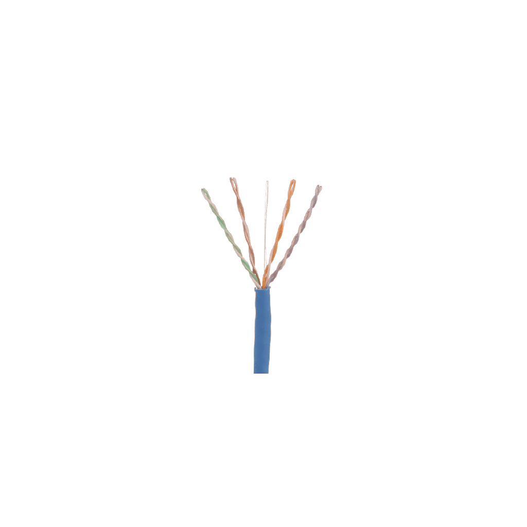 Bobina de Cable UTP 305 m. de Cobre, TX6000? PanNet, Azul, Categoría 6 (24 AWG), CMP (Plenum), de 4 pares
