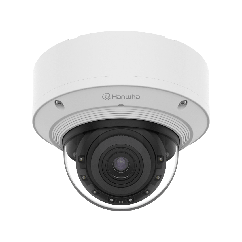 Cámara Domo Interior AI 8MP / Sensor 1/1.2 / Zoom Motorizado 2.25x (5.9-13.3mm) / WiseIR 60m / Análisis Inteligente IA / Detección Persona-Vehiculo-Matrícula / IP52 IK10 / Doble Ranura SD / PoE+ o 12VDC