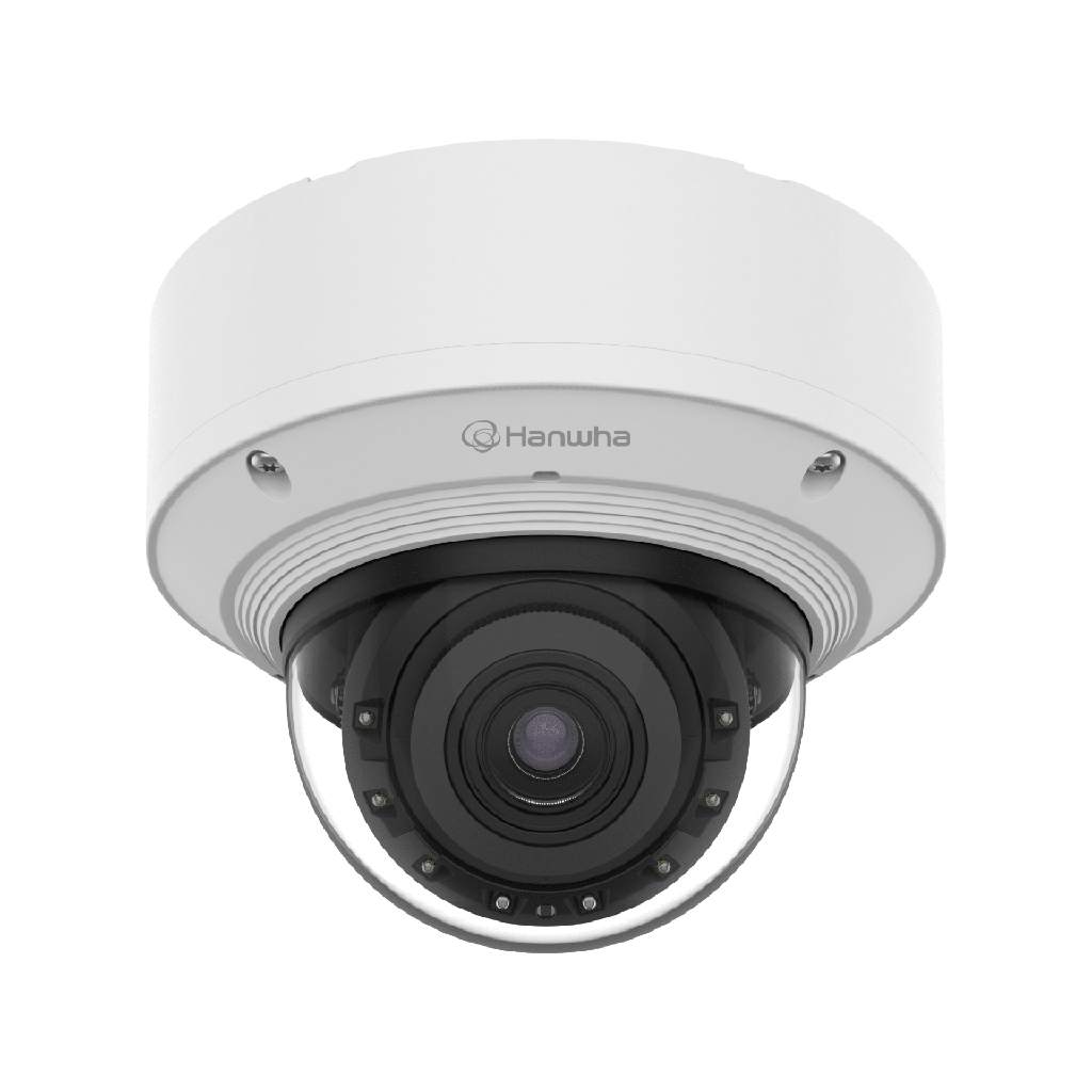 Cámara Domo Interior Vandalismo AI 4MP / Sensor 1/1.8 CMOS / Lente Motorizado 4.6-9.35mm (2x) / WiseIR 60m / Inteligencia Artificial Persona-Vehiculo-Patente / WDR 120dB / IP52 IK10 / PoE+ y 12VDC / 2 Slots MicroSD 2TB