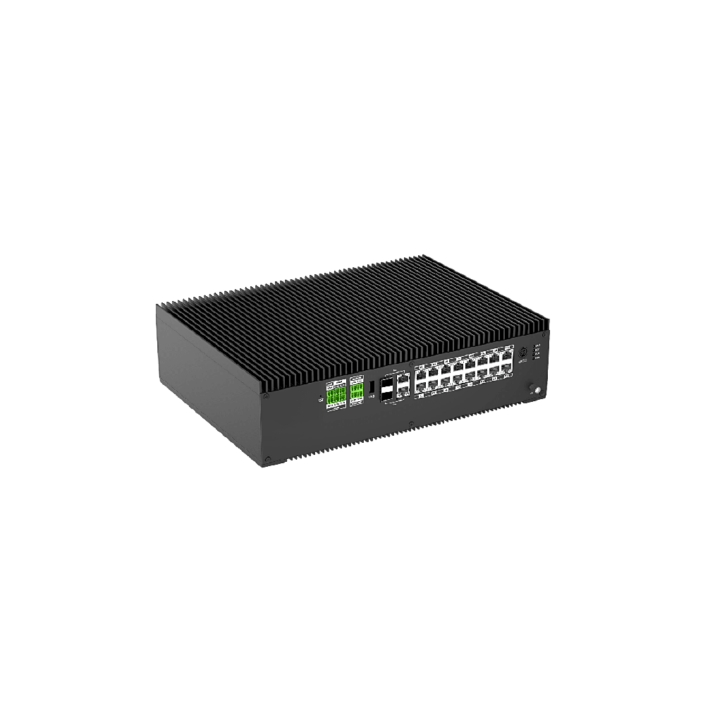 Servidor de Gestión de Tráfico DS-TP50-16R / 16 Cámaras hasta 12MP / 4 Bahías SATA 8TB c/u / H.264-H.265 / GPS-4G-WiFi Opcional / -40°C a 70°C / 16 Puertos Gigabit Ethernet
