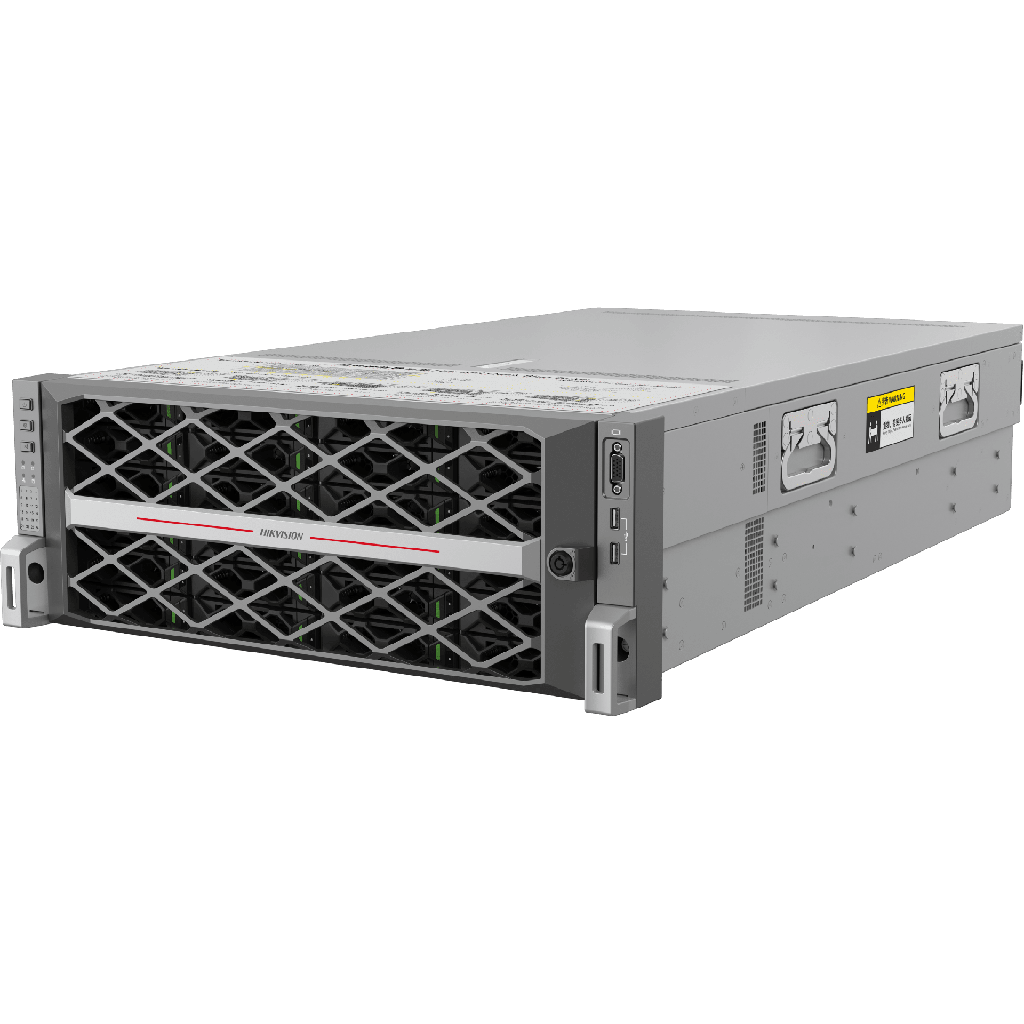 [DS-AT1000SI/C450/450T] Servidor de Almacenamiento de Video Hikvision DS-AT1000SI / 24 Bahías / 450 Canales 2Mbps / 15 HDDs 30TB Preinstalados / 4U Rack / VRAID 2.0 / 4 Interfaces 2.5G Ethernet / Redundancia de Fuente 550W