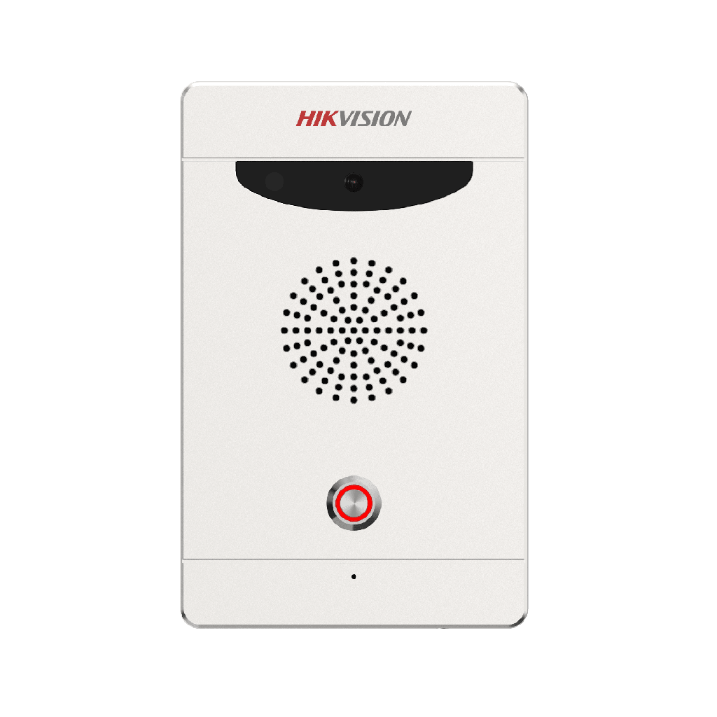 Panel de Alarma de Pánico con Video DS-PEA103-CK1-E1 / Cámara 2MP / Audio Bidireccional / Alarma de Manipulación / POE / IP65 / IK08 / Montaje en Pared o Empotrado