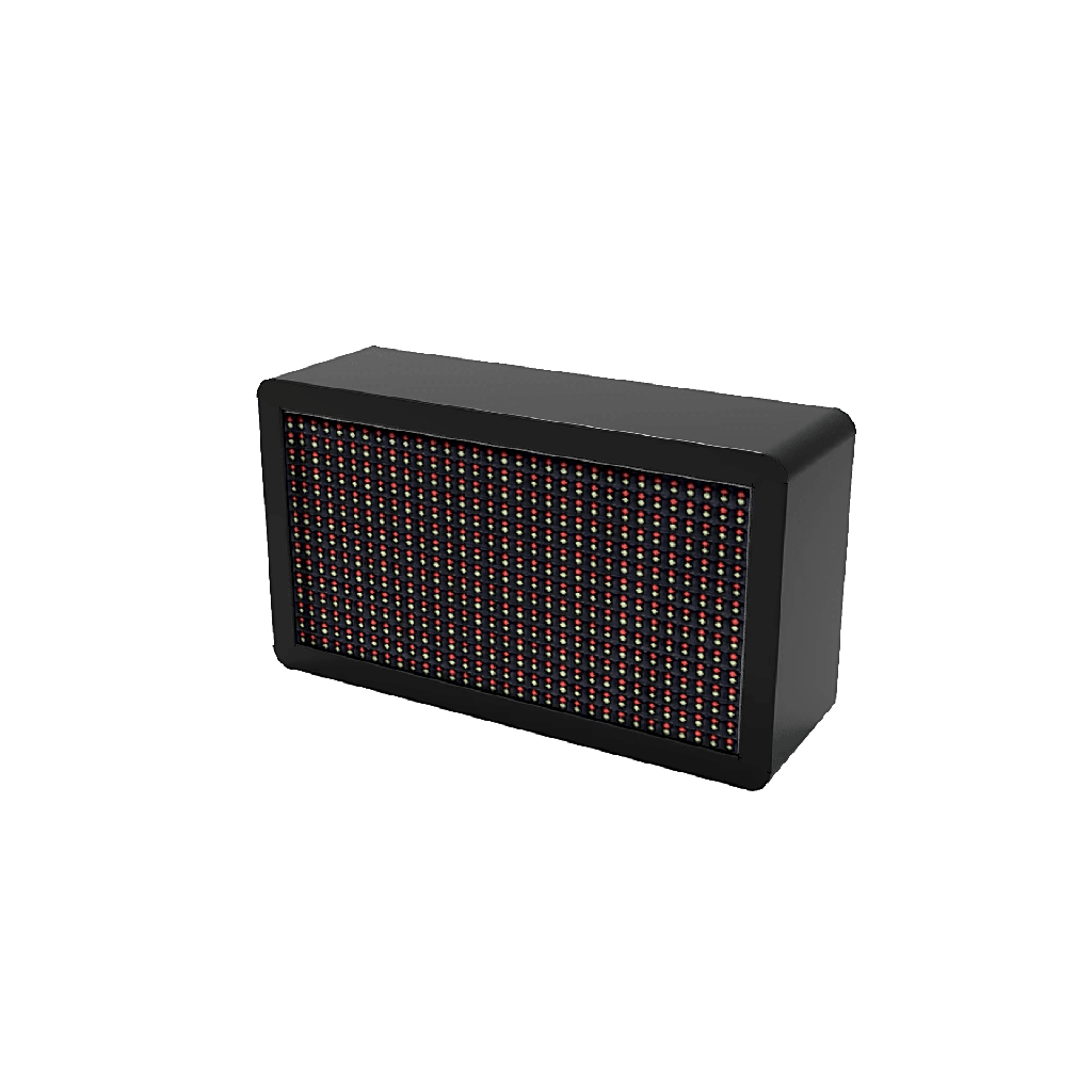 Pantalla LED Exterior de Guía de Estacionamiento / 320x160 mm / Resolución 32x16 / Display 3 Dígitos y Flechas Direccionales / Colores Rojo, Verde, Amarillo / Multilenguaje / IP Configurable / 100-240 VAC / Protección IP65