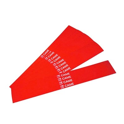 [001-G02809] Paquete de 20 bandas reflectantes rojas para mástil 001-G0401,001-G0601 CAME