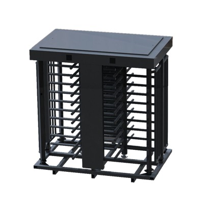 [XT-200-C] Torniquete Doble / Cuerpo Completo / Interior/Exterior / 100% Acero con Pintura Gris / EJE CENTRAL con Pintura Gris / Acabado de Lujo / Alto Tráfico