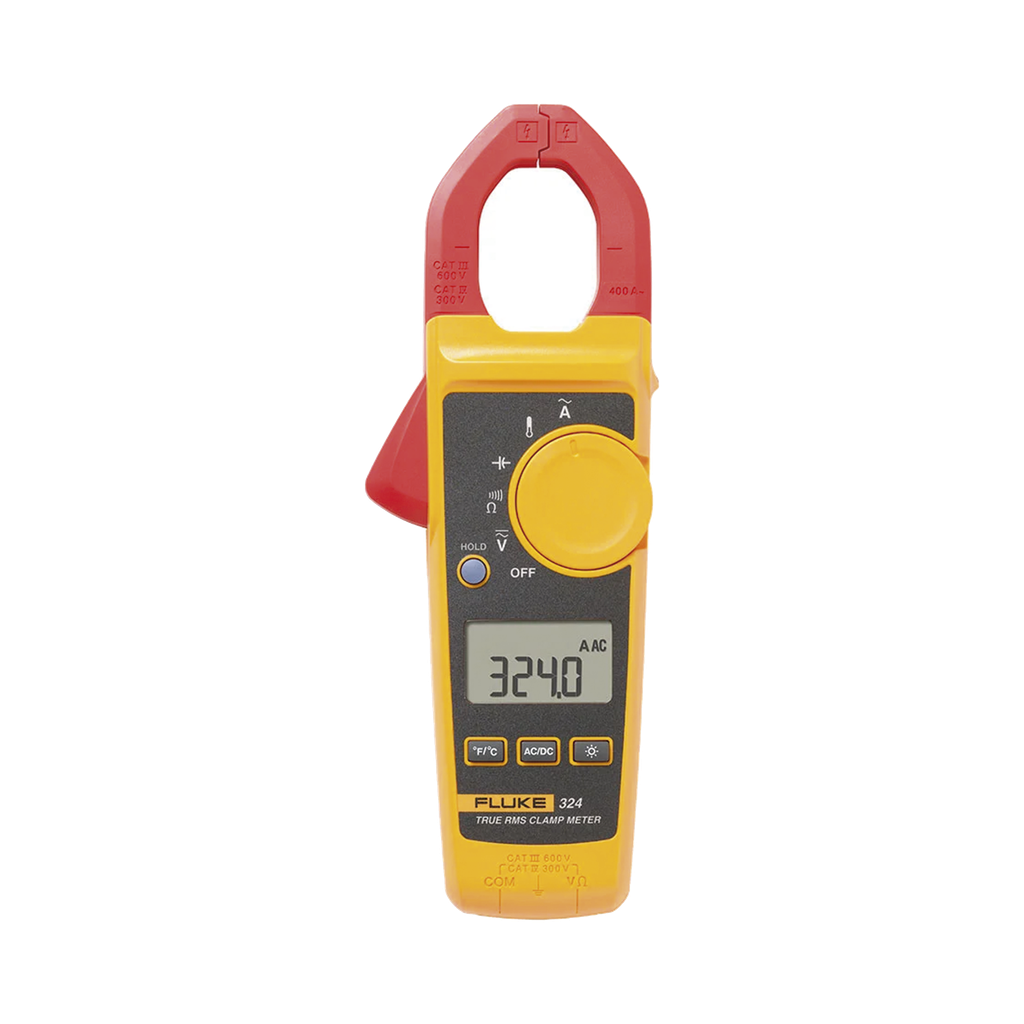 [FLUKE-324] Amperímetro de Gancho 400A AC True RM C/Temp