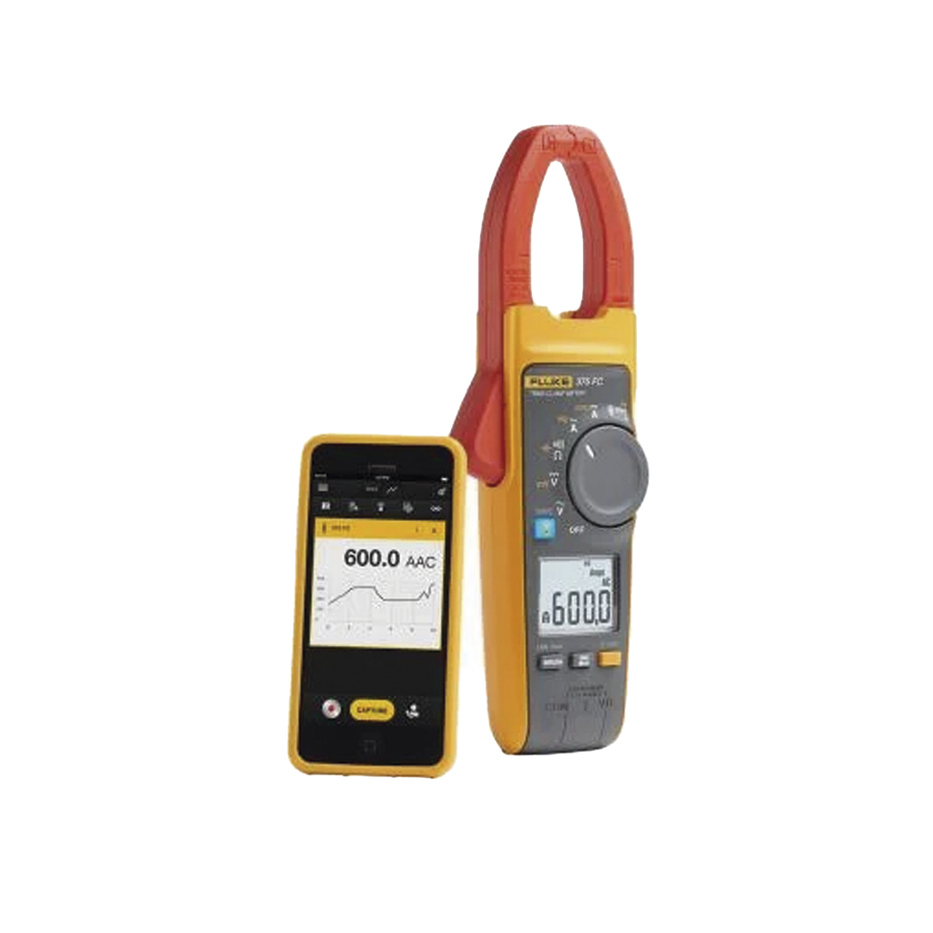 [FLUKE-375FC] Amperímetro de Gancho 600A TRMS AC/DC C/Filtro con FC