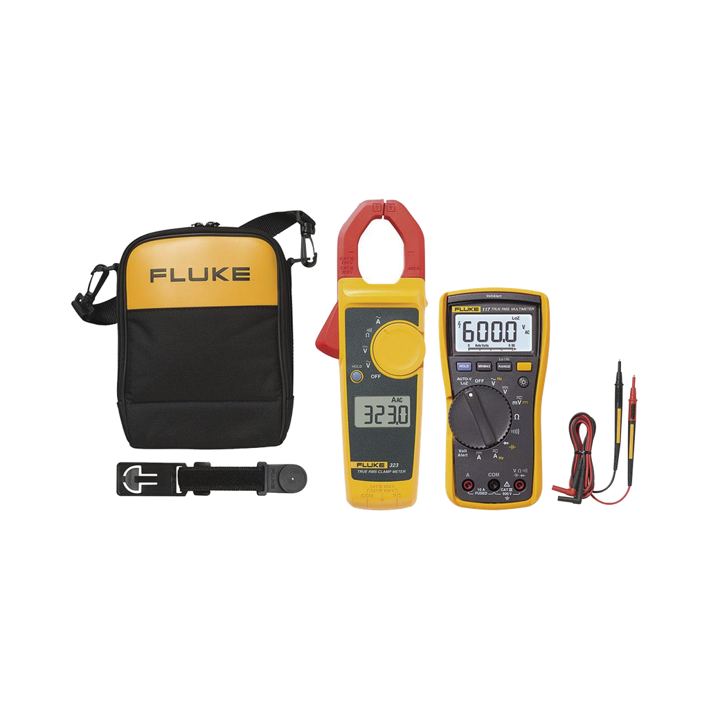 [FLUKE-117/323KIT] Juego de Multímetro FLUKE-117 y Amperímetro de Gancho Fluke-323