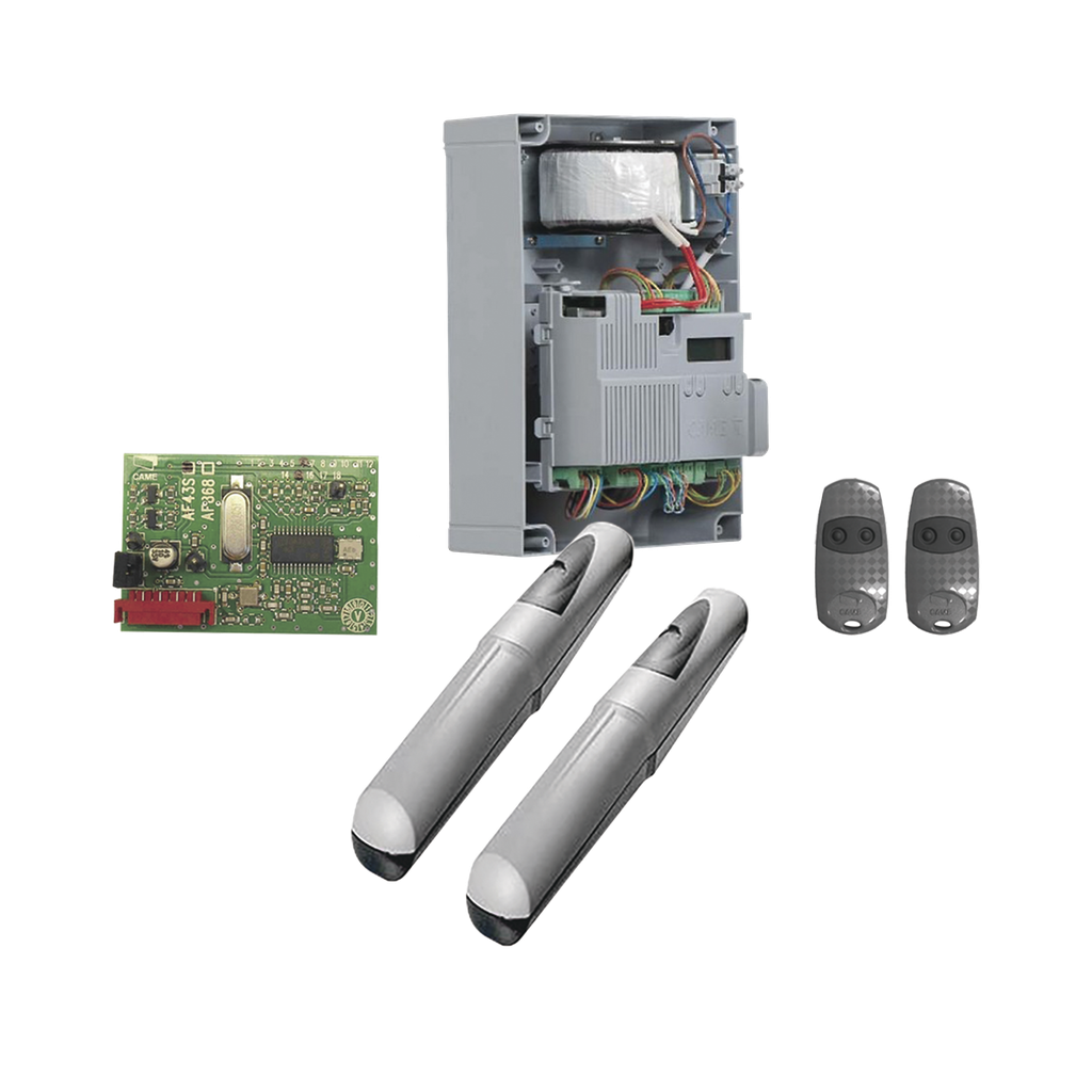 Kit de operadores AXO 3024 Para puertas Abatibles de hasta 3 Metros y 500 Kg de peso por hoja