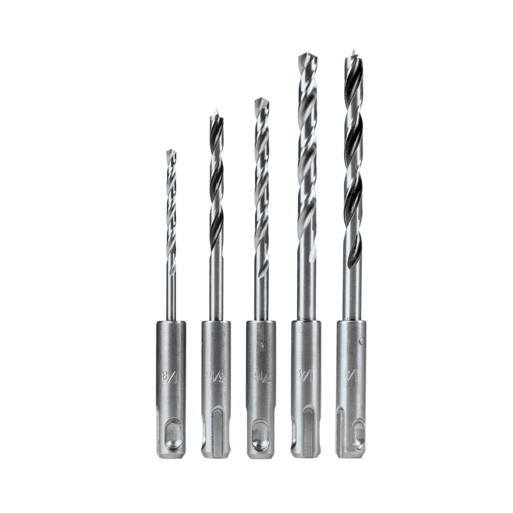 [B59243] Juego de 5 Pzas. de Broca SDS-PLUS para Madera y Metal
