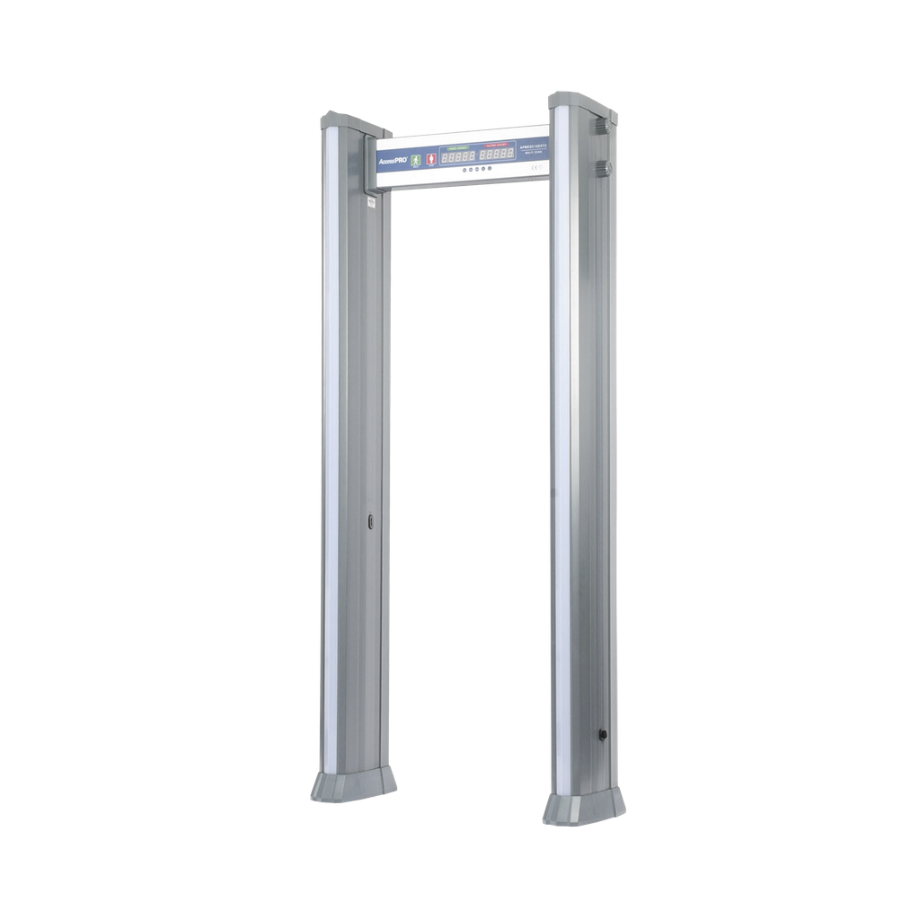 [APMESC18EXT2] (100% EXTERIOR) Detector de Metales de 18 zonas/ Uso en Exterior/ Contador de Personas