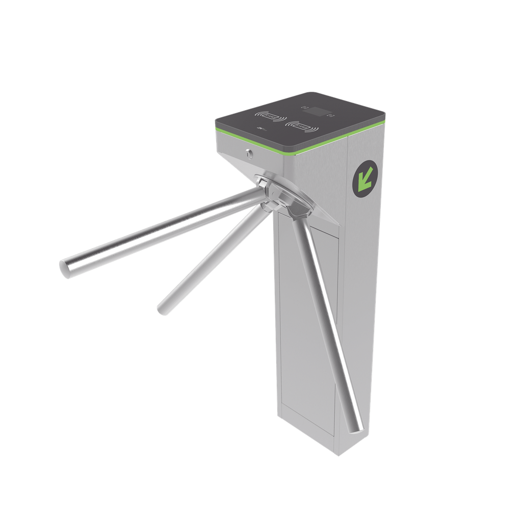 [MTS-1000] Torniquete Trípode de Acero Inoxidable / Diseño ultra compacto / 25 Personas por Minuto / 2 Millones de ciclos