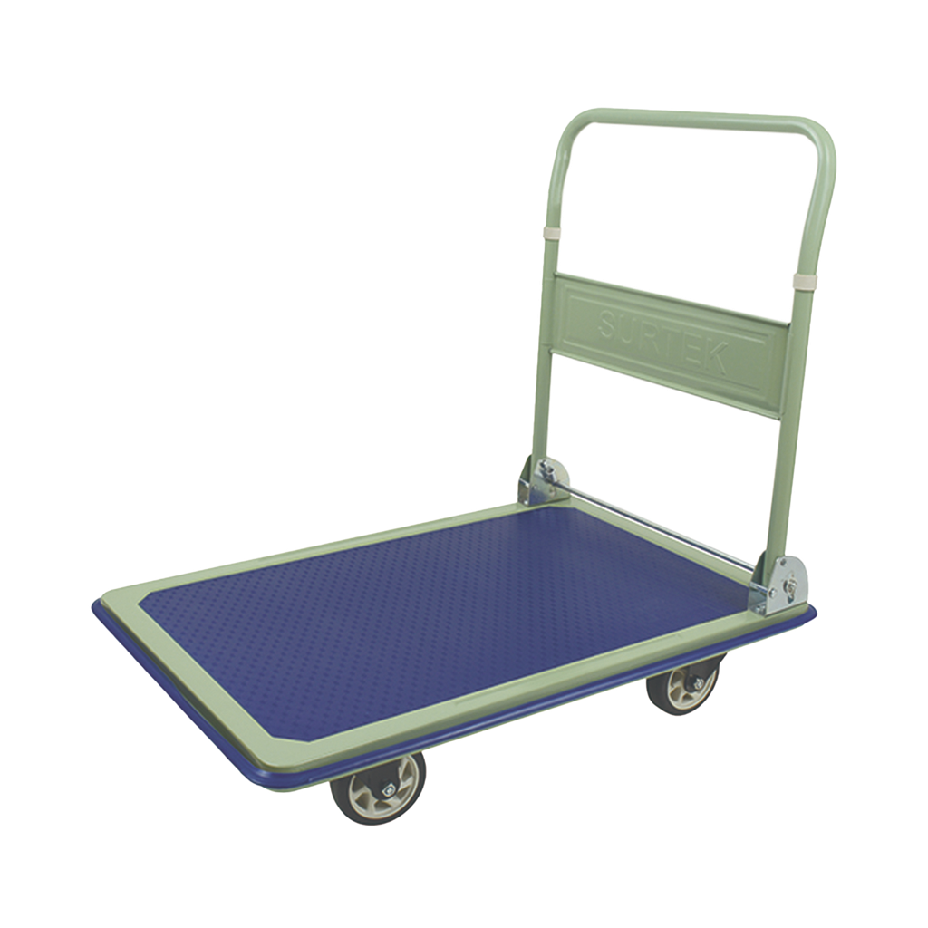[SYS-CPL30] Carro Plataforma con capacidad 300 Kg / Base metálica resistente con protección plástic / 4 Ruedas TPR duraderas.