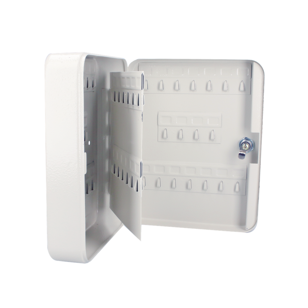 [SYS-CLL-60] Caja para llaves con capacidad para 60 llaves/ Medidas 200 x 250 x 75 mm  (ancho x alto x profundidad)/ Fabricada en acero/ Cerradura con llave.