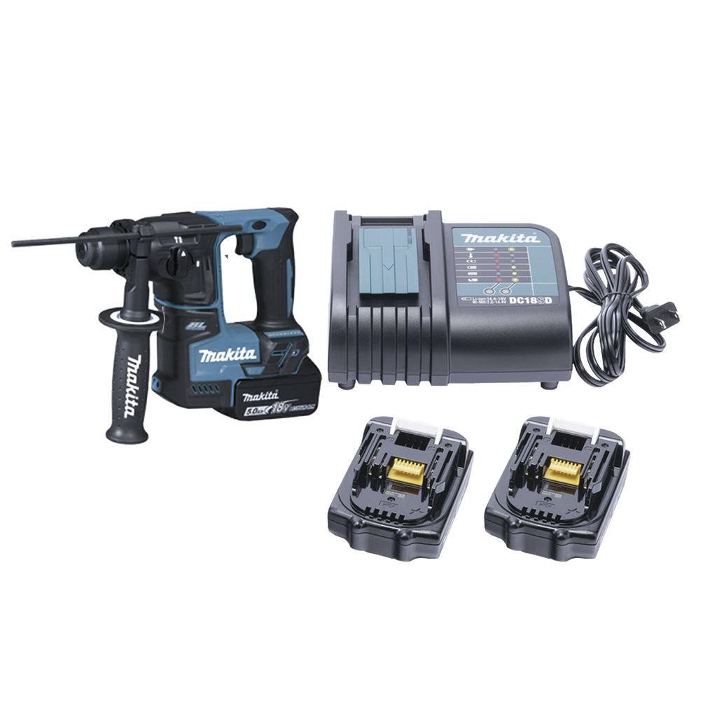 [DHR171SFE] Martillo rotatorio inalámbrico con Cargador y Baterías 17 mm (11/16) Motor Sin Carbones LXT de 18V