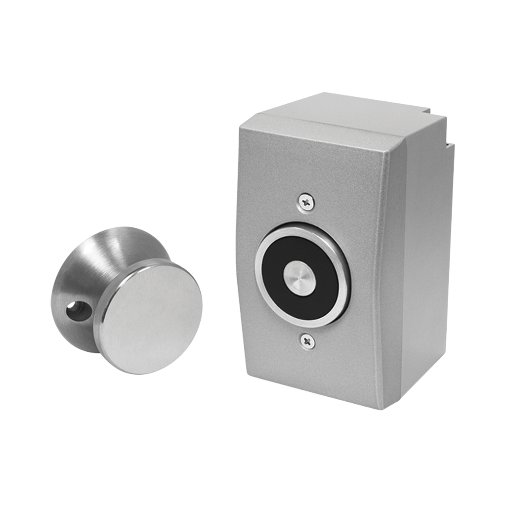 [DH-151SQ] Door Holder / Magnético /  Con Montaje Superficial / 33 LBS / Uso Interior / Sin Magnetismo Residual / 3 Voltajes de Operacion