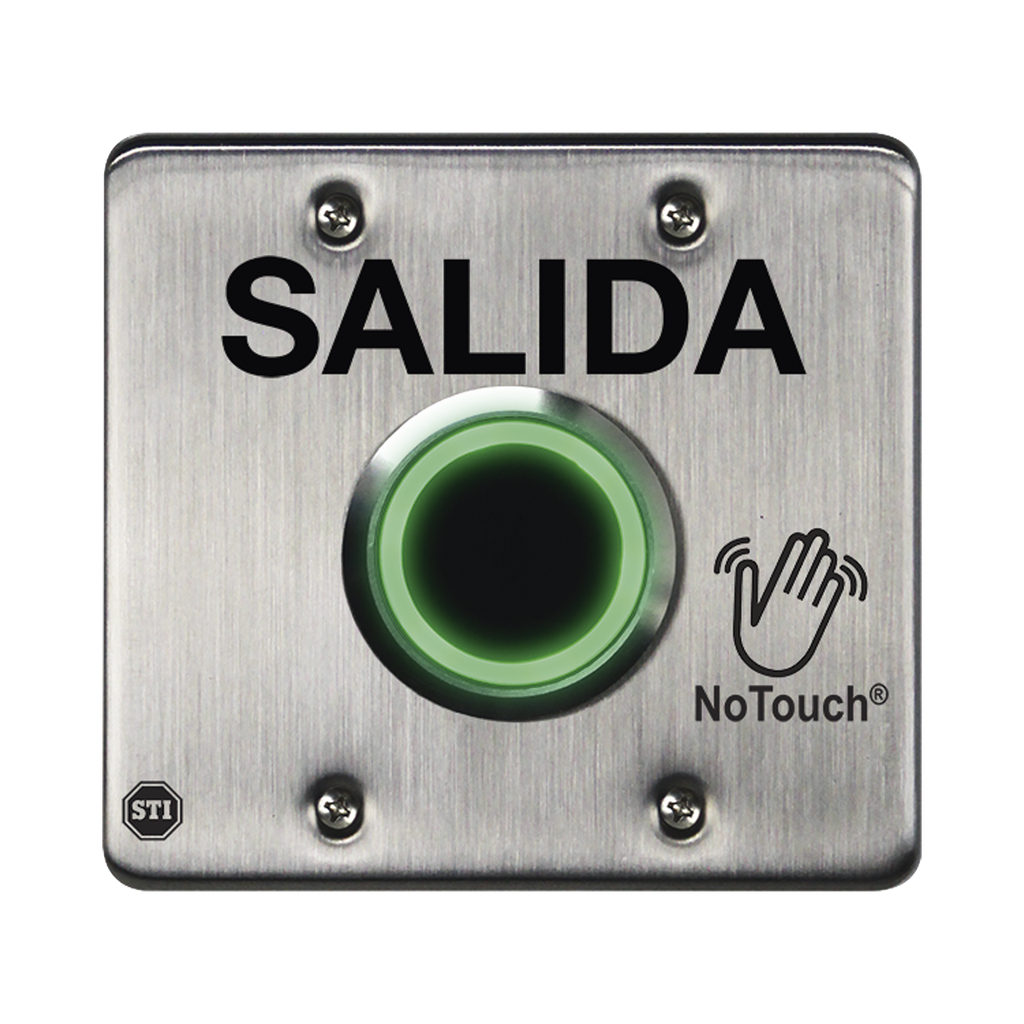 [NT-SS201-ES] Interruptor IR NoTouch® de Acero Inoxidable, Salida Doble, SALIDA