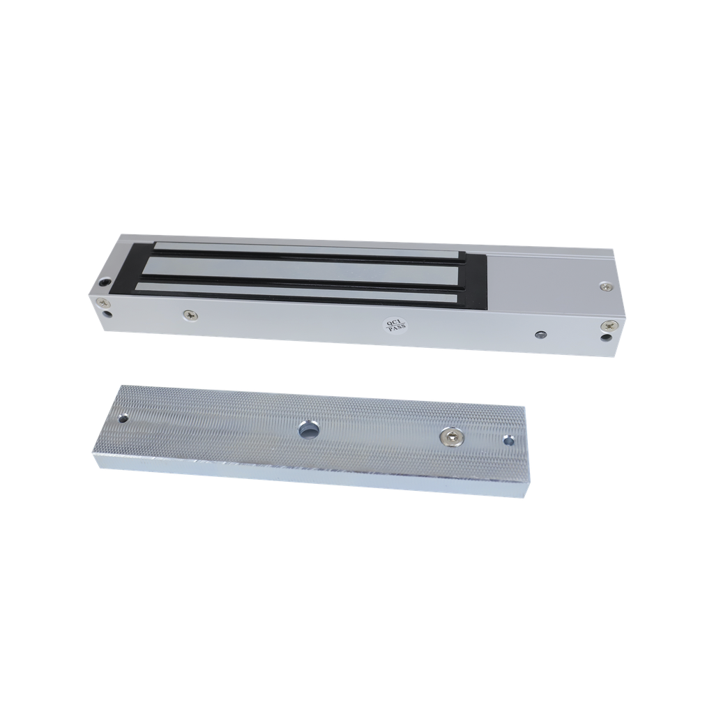 Chapa Magnética de 600 Lbs (272 Kg) / Montaje en Puerta Normal / Certificado CE /  Uso en Interior / Magnetismo Anti-residual