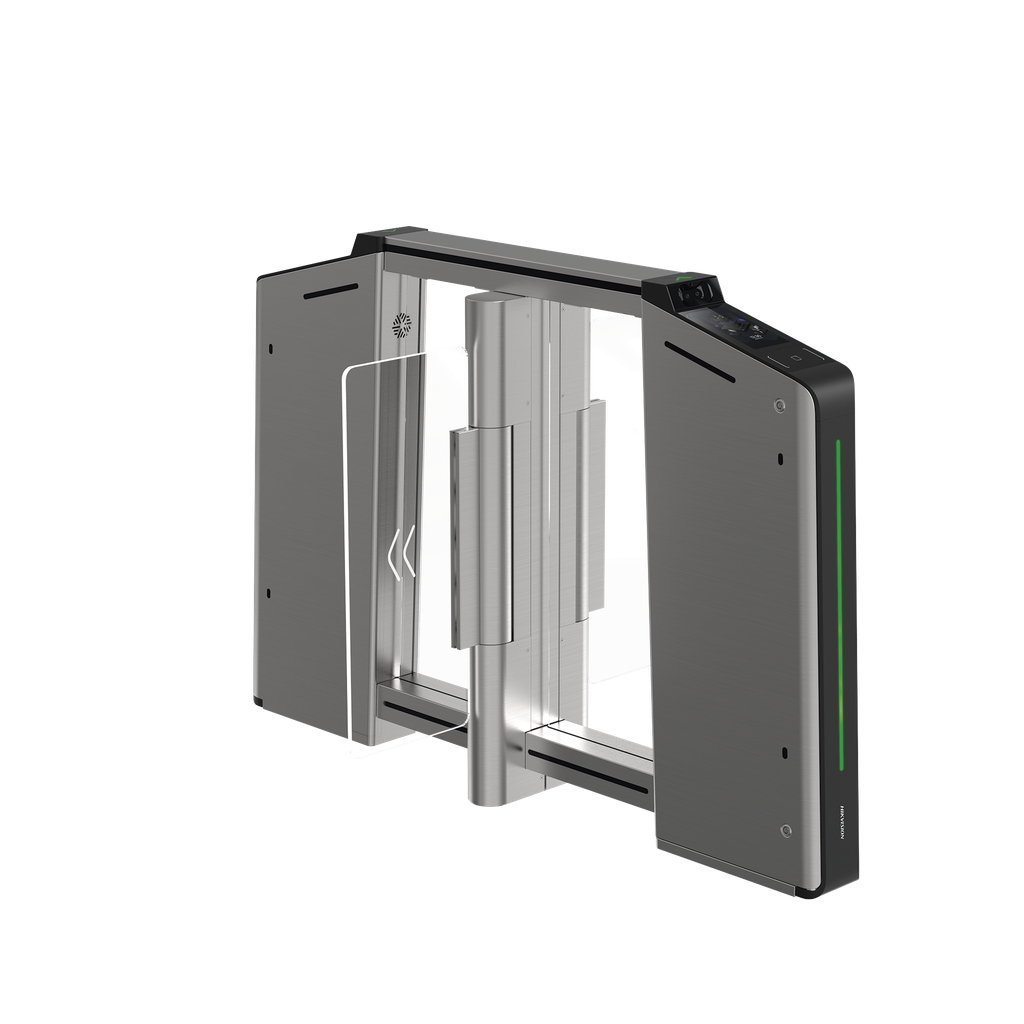Torniquete Inteligente CENTRAL con Reconocimiento Facial Incluido / Para Ampliar Numero de Carriles con Torniquetes DS-K3B631TX Izquierdo y Derecho / Acero Inxoxidable SUS304 / Carril de 65 cms