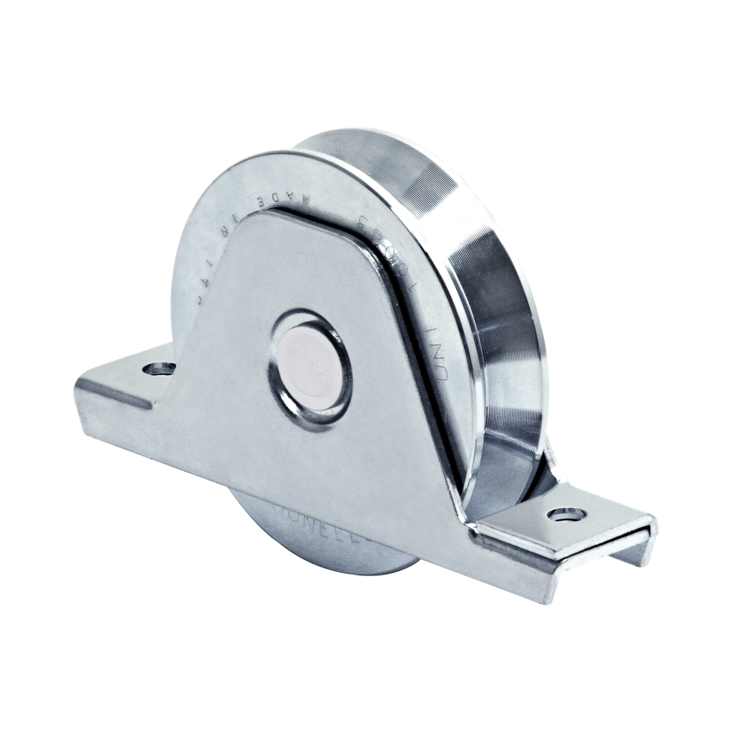 [1151-4560-001] 336V - Rueda de 14 cm / Capacidad Para Puertas de Hasta 420 kg / Canal Tipo V