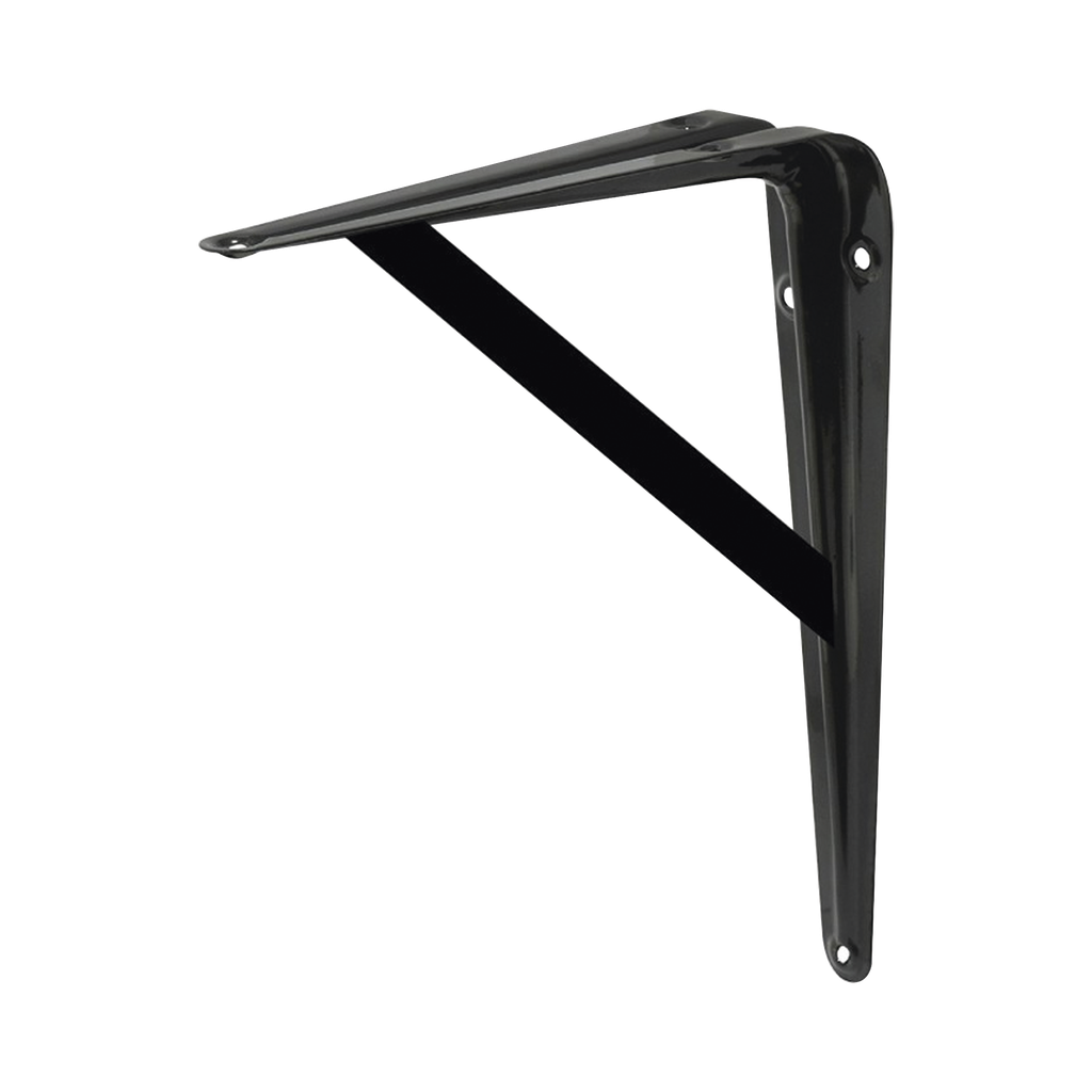 [SYS-137824] Ménsula de Acero Reforzado  10 x 16 ( 25 x40 cm) /Color Negro.