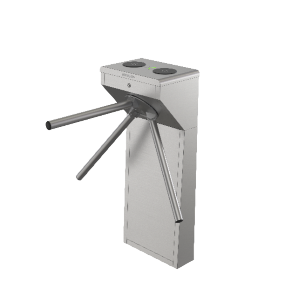 Torniquete Trípode Bidireccional de Acero Inoxidable SUS304 / 2 Millones MCBF  / Apertura en Caso de Emergencia / Integrable con cualquier Sistema de Control de Acceso/ Indicadores LED de Entrada-Salida