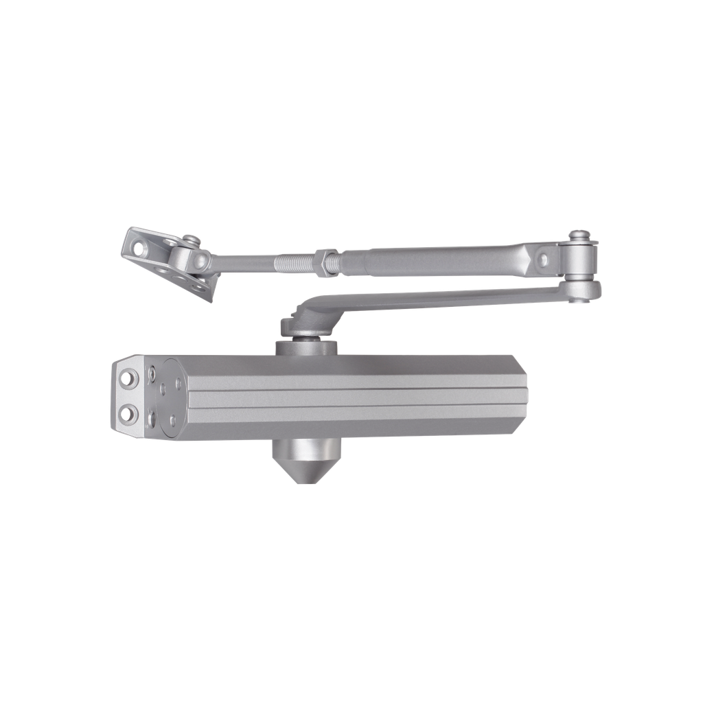 [SD-C101-SGQ] Cierra Puertas  / De Superficie / Puertas de Metal / Puertas de Madera / Ajustable para Tamaños 1~6 / Puertas Hasta 150 kg / Incluye Herrajes / Brazos de Acero Forjado