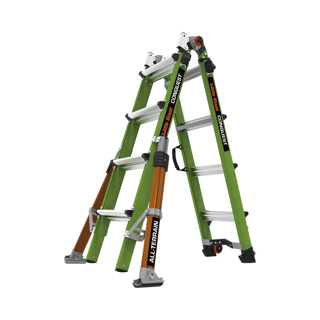 [CONQUEST2.0] Escalera Multi-Posiciones de 6.7 m (22) para Suelos Inclinados o con Desniveles.