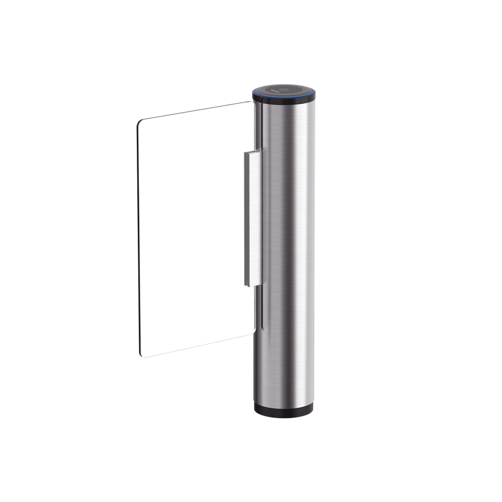 [DS-K3BC430LX] Puerta de Cortesia con Aleta de Acrílico (No incluida) de Alto Impacto / 90 cms ancho del carril / 6 MCBF / Acero Inoxidable SUS304 / Requiere aleta modelo DS-K3BC430LX-DP90/1