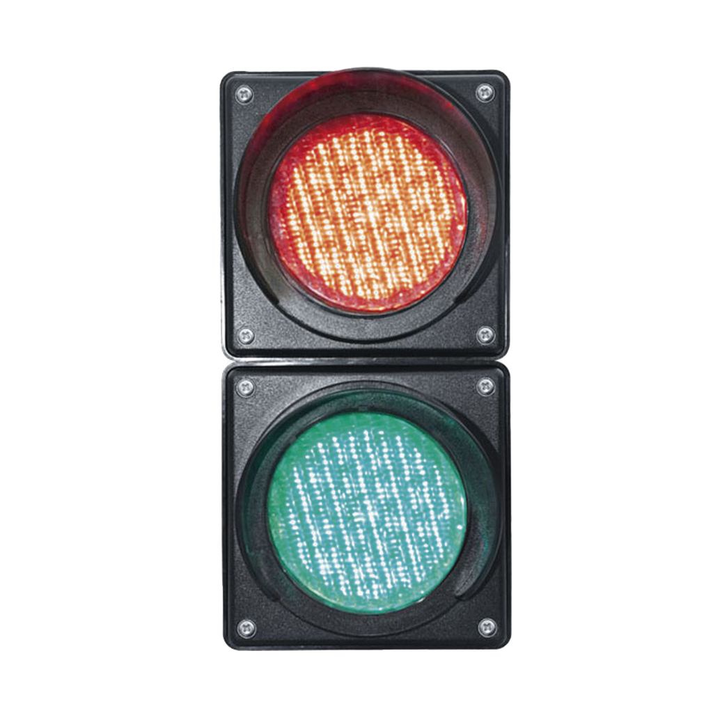 Semáforo / Señalización Rojo y Verde / Diametro 100mm / LED / 110vca.
