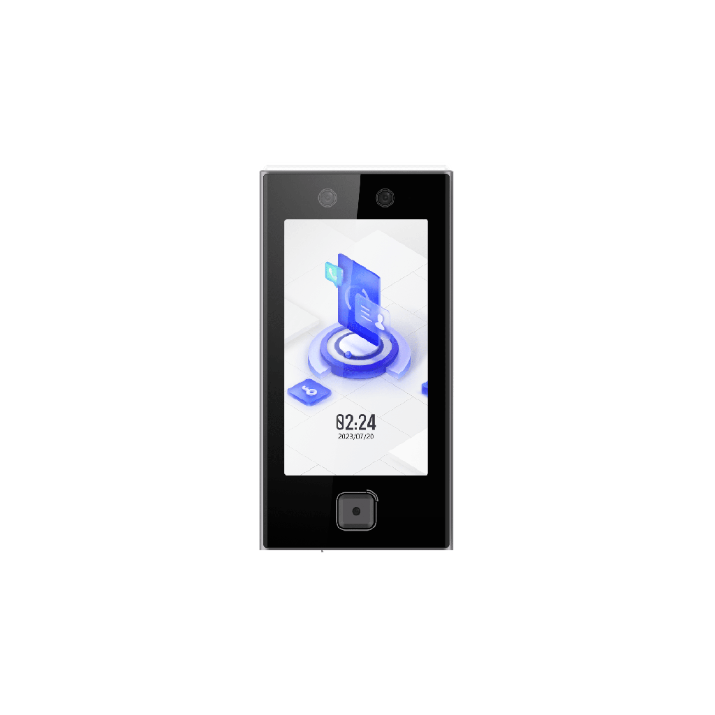 [DS-K1T670MWX-QR] Terminal Facial Min Moe WiFi / Lector de QRs Físico de Alta Velocidad / 6,000 Rostros / Pantalla 7 / Administrable en la Nube con Hik-Connect 6 / Exterior IP65 / LED Rojo/Verde Indicador de Acceso / SIP Estandar / HIK-IA