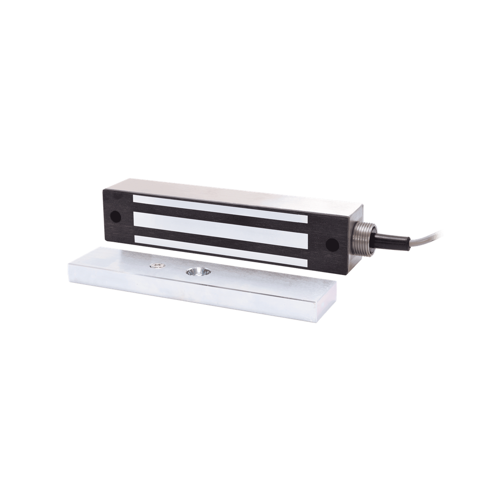 Chapa Magnetica 600 Lbs Para Uso en Exterior / IP65 / Con Cordón Armado