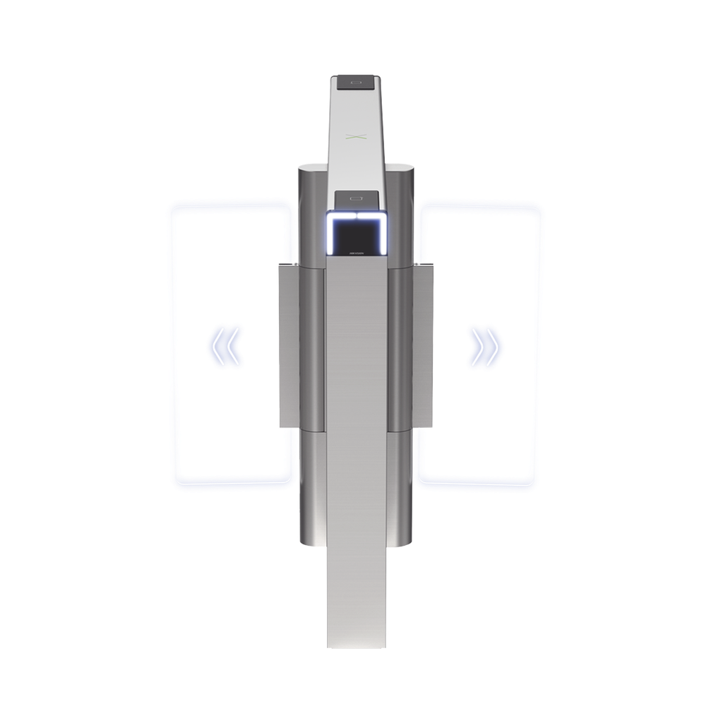 [DS-K3B530X-M/MPG-DP90] Torniquete Swing Central PREMIUM para Ampliar Carriles / Iluminación LED / Carril de 90 cms / Requiere Torniquetes Izquierdo y Derecho