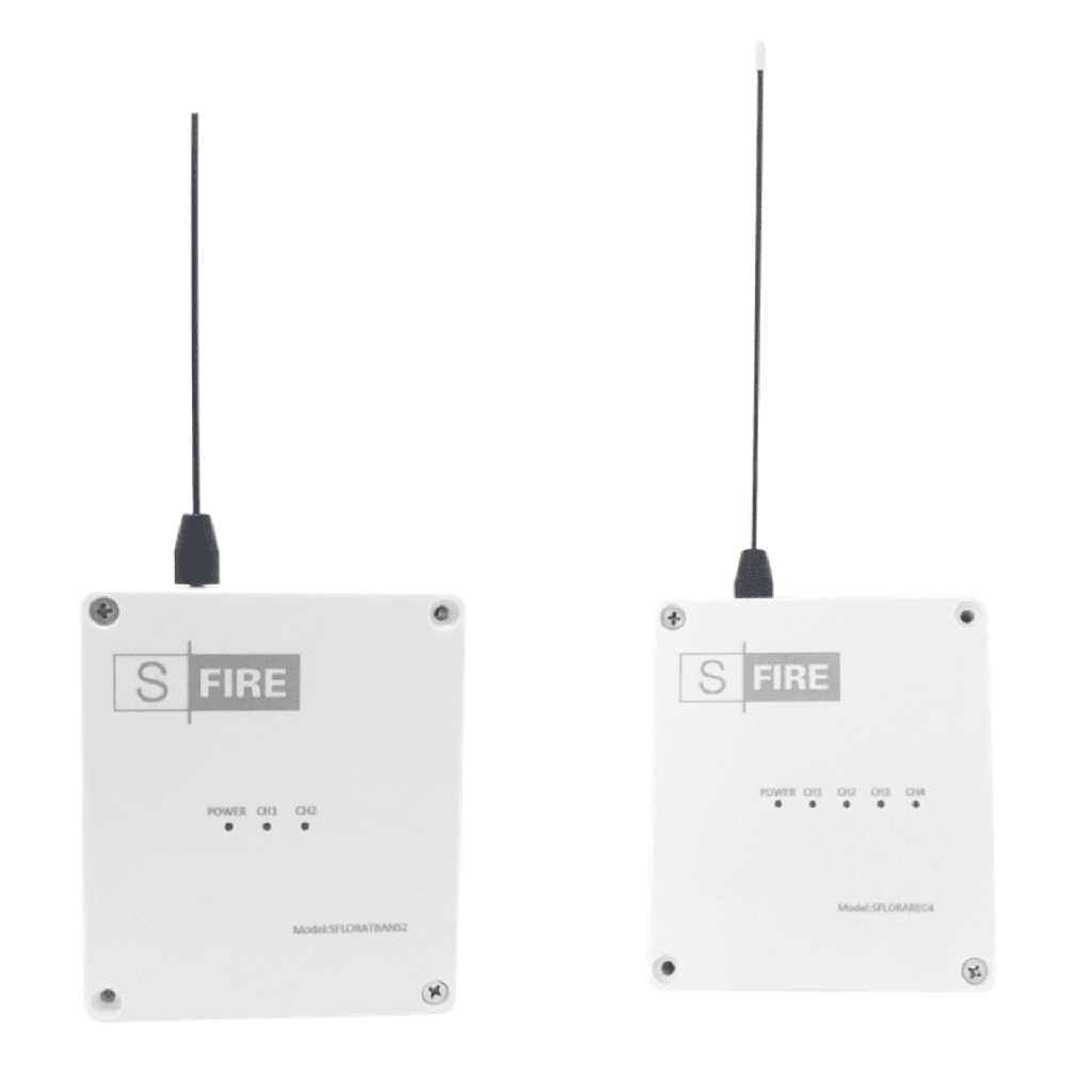 KIT de Transmisor - Receptor inalámbrico / Distancia máxima de transmisión 2500 metros (Linea de vista) / Receptor con 4 salidas