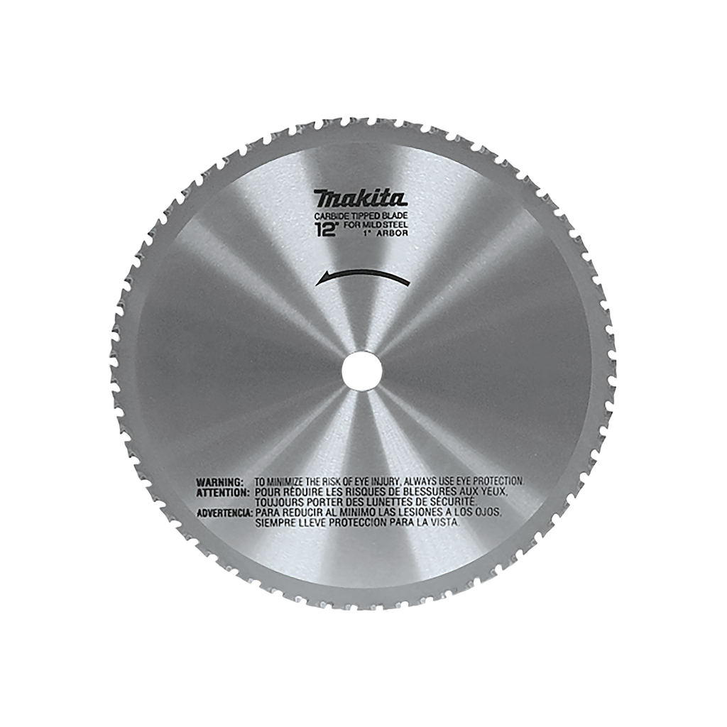 Disco de 12 de 60 Dientes con Puntas de Carburo para Cortar Metal