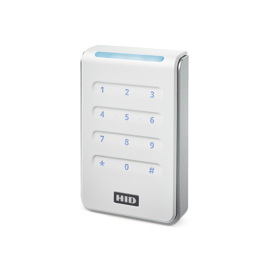 [RS40KFW] Lector R40 con TECLADO SIGNO WHITE Estandar Multitecnologia/ 40KNWS-00-000000/ Garantia de Por Vida/ Pigtail/Wiegand & OSDP