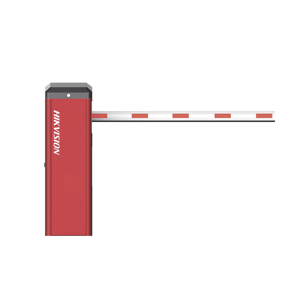 Barrera Vehicular USO CONTINUO 5,000,000 Ciclos MCBF / Brazo Telescópico de 5 mts /Apertura de 4 seg / Incluye Banda Protectora Anti golpe de Vehículos