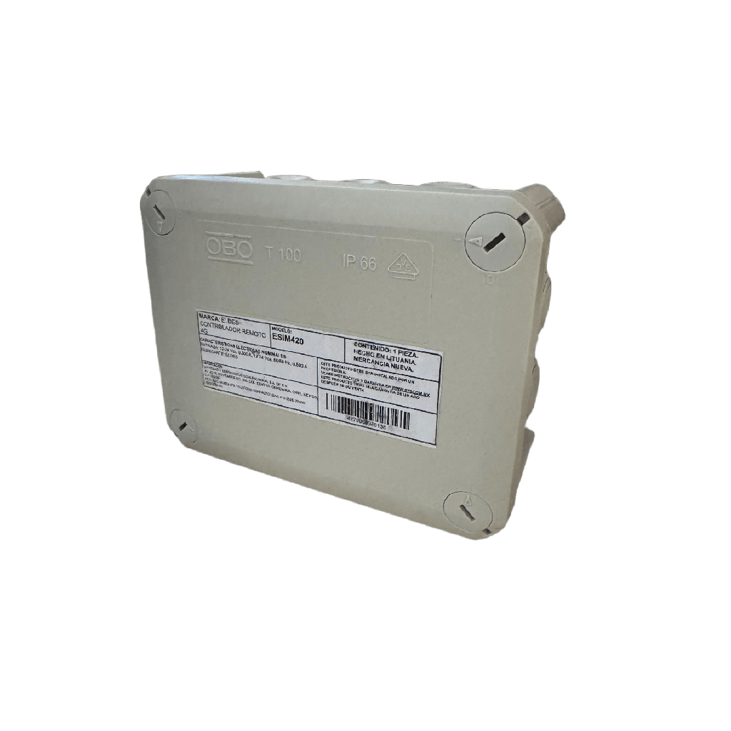 [ESIM420IP] Controlador Remoto 4G con Activación vía APP o Llamada | Caja Nema IP67 | Soporta hasta 2000 Usuarios