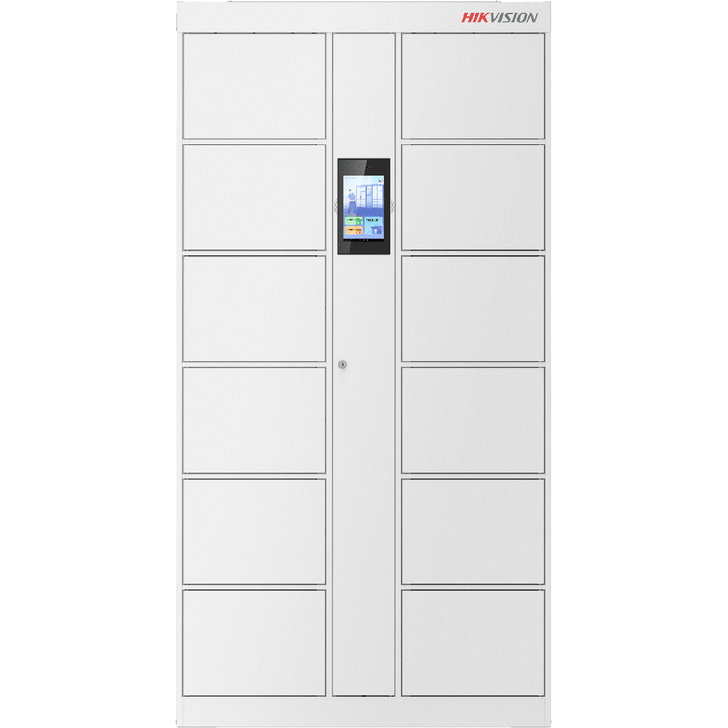 Locker Inteligente de 12 Espacios con Reconocimiento Facial Incluido de 8 / MAESTRO / Uso para Visitantes y/o Empleados / Fácil Uso y Puesta en Marcha